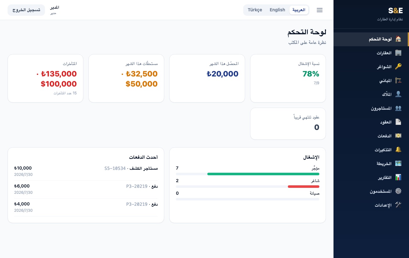 نظام إدارة العقارات